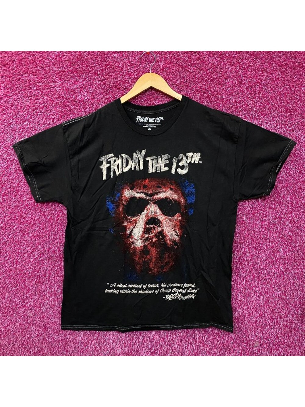 Ripple Junction "Friday the 13th" Jason Voorhees Horror Graphic T-Shirt Large